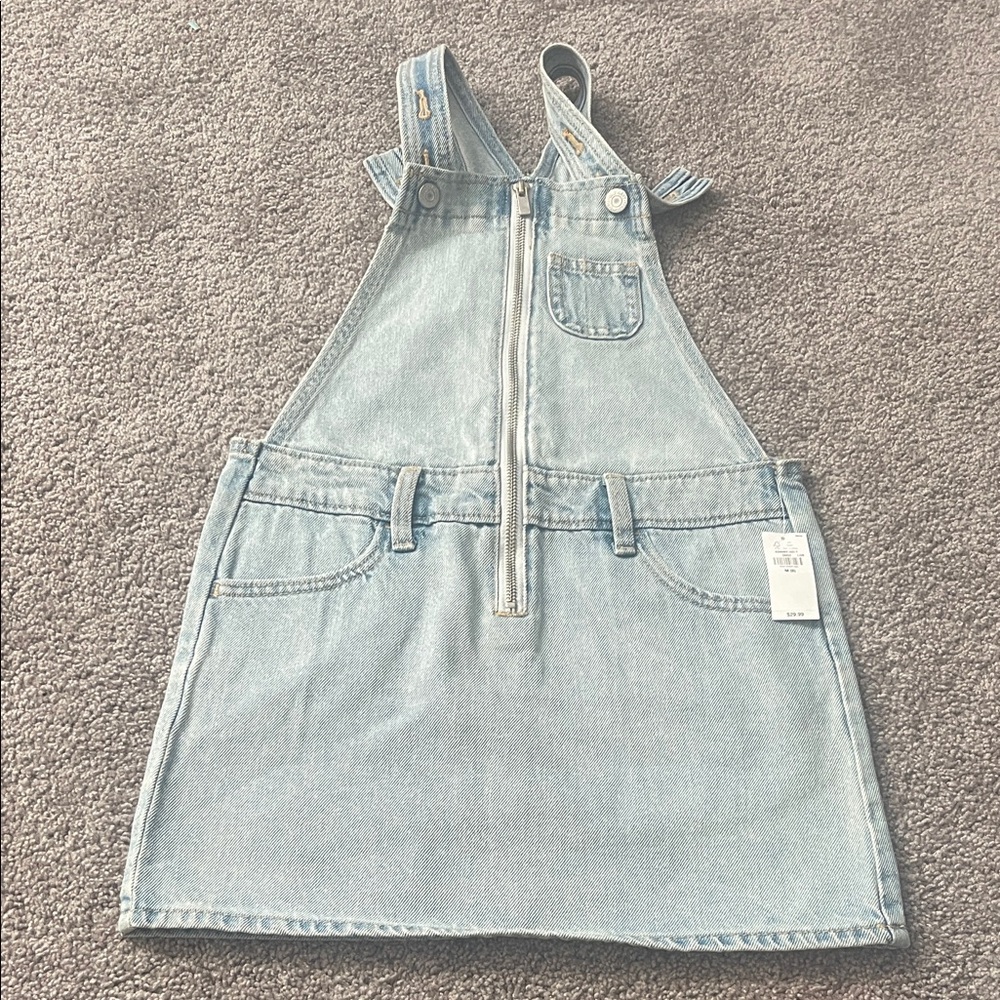 Old Navy Light Blue Denim Overall Dress